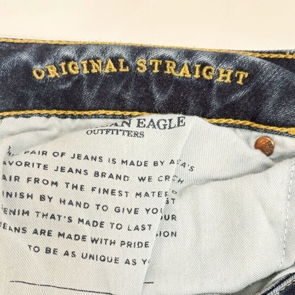 American Eagle Men’s Original Straight Extreme Flex Jeans | Size 31x32 - Picture 7 of 10
